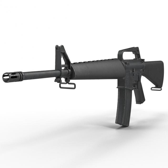 Assault Rifle M16 4 3D model