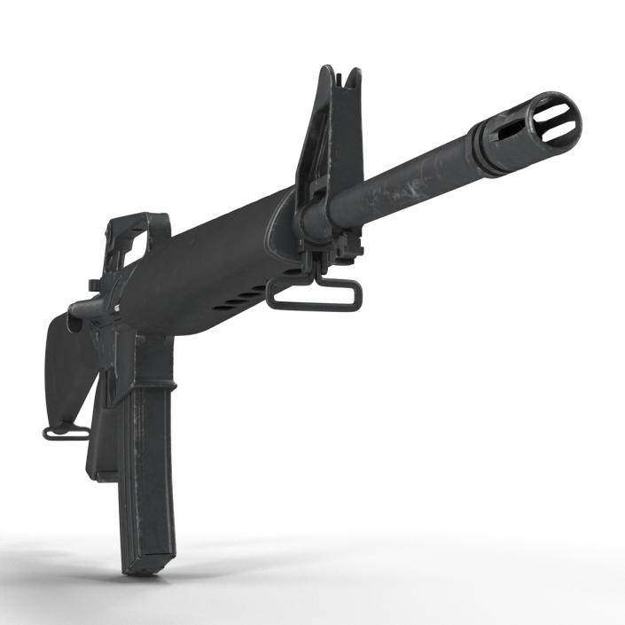 Assault Rifle M16 4 3D model