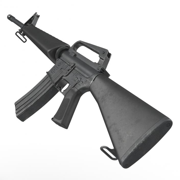 Assault Rifle M16 4 3D model