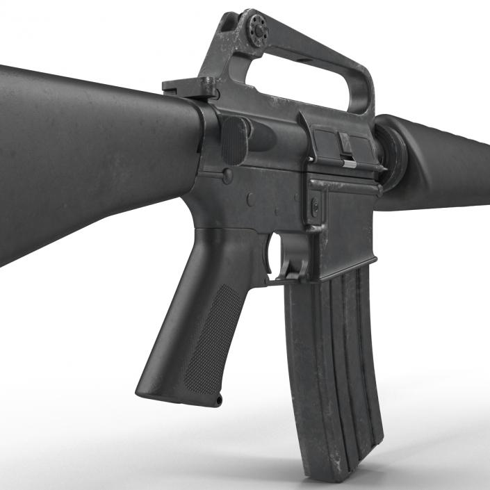 Assault Rifle M16 4 3D model