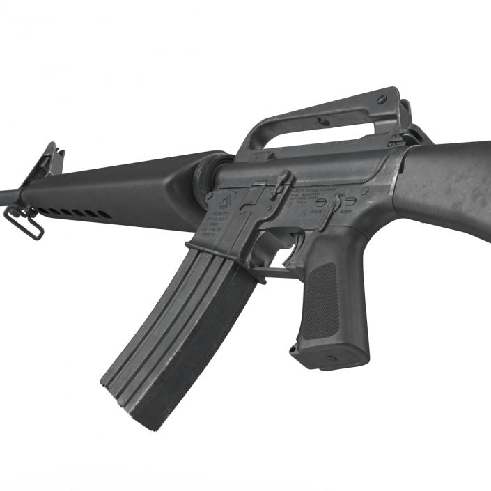 Assault Rifle M16 4 3D model