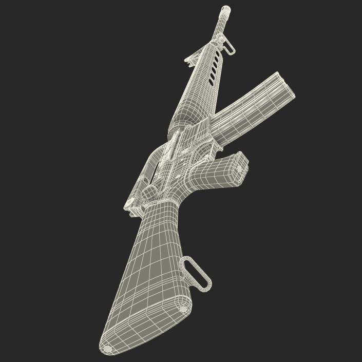 Assault Rifle M16 4 3D model