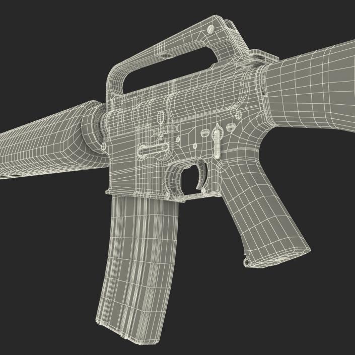 Assault Rifle M16 4 3D model