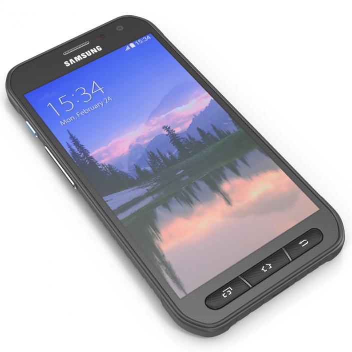 Samsung Galaxy S6 Active Gray 3D model