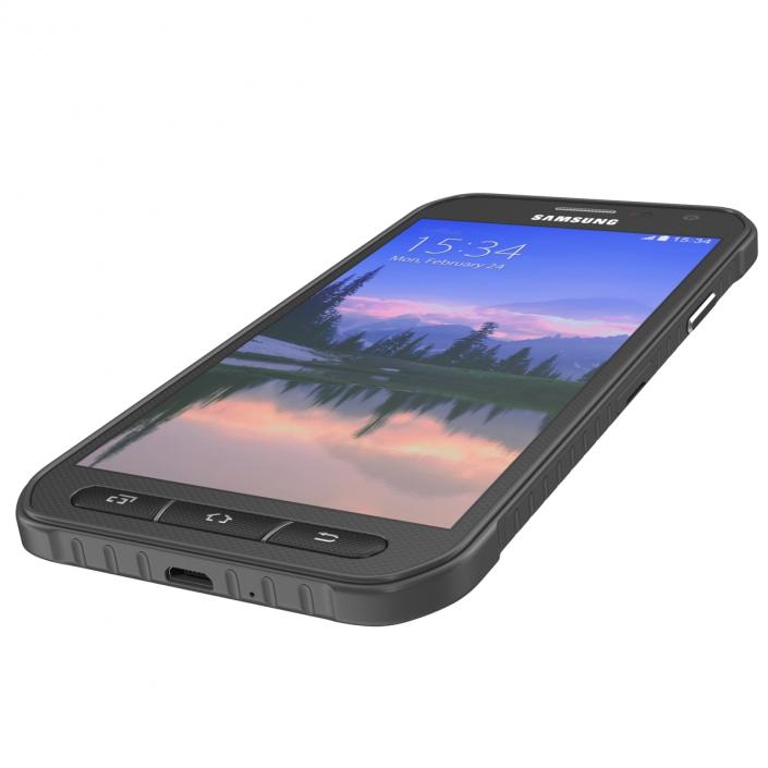 Samsung Galaxy S6 Active Gray 3D model