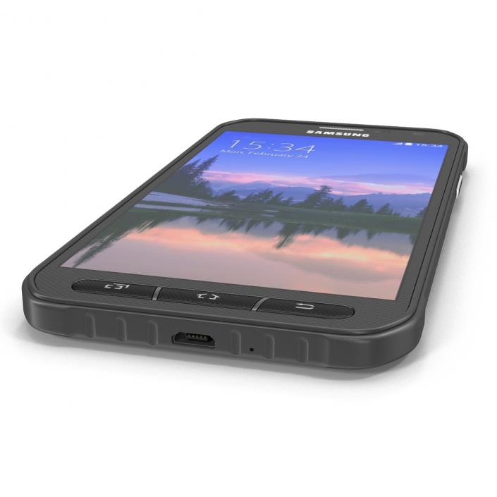 Samsung Galaxy S6 Active Gray 3D model