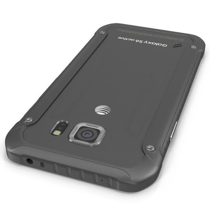 Samsung Galaxy S6 Active Gray 3D model