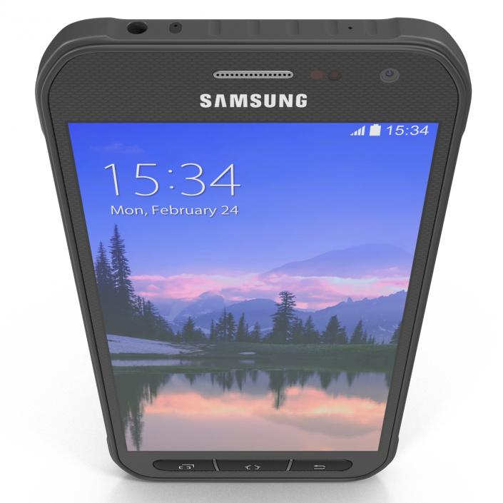 Samsung Galaxy S6 Active Gray 3D model