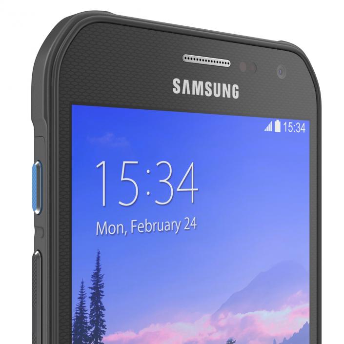 Samsung Galaxy S6 Active Gray 3D model