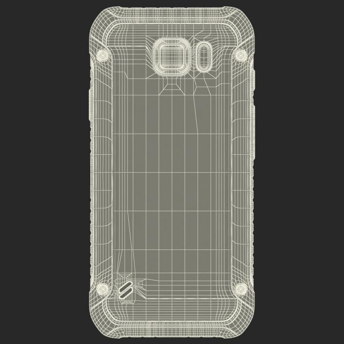 Samsung Galaxy S6 Active Gray 3D model