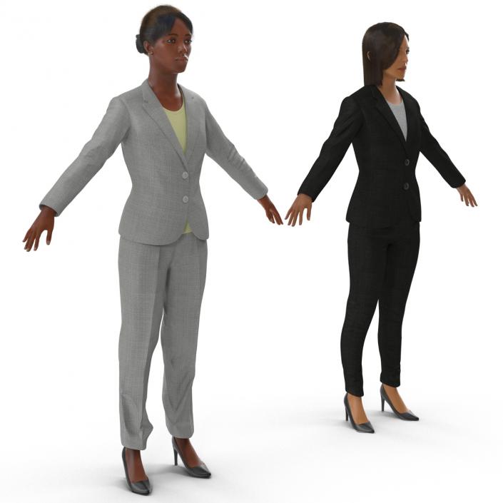 3D model Rigged Business People Collection 2