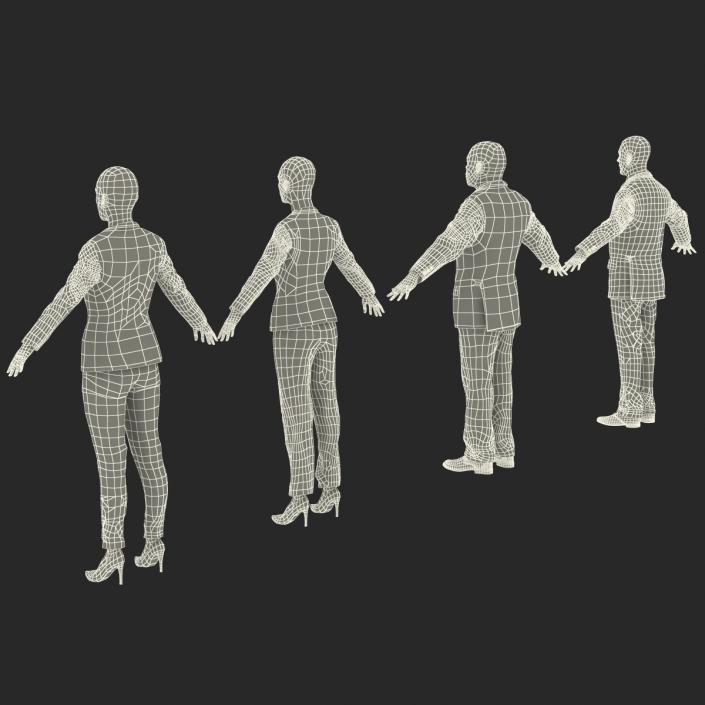 3D model Rigged Business People Collection 2