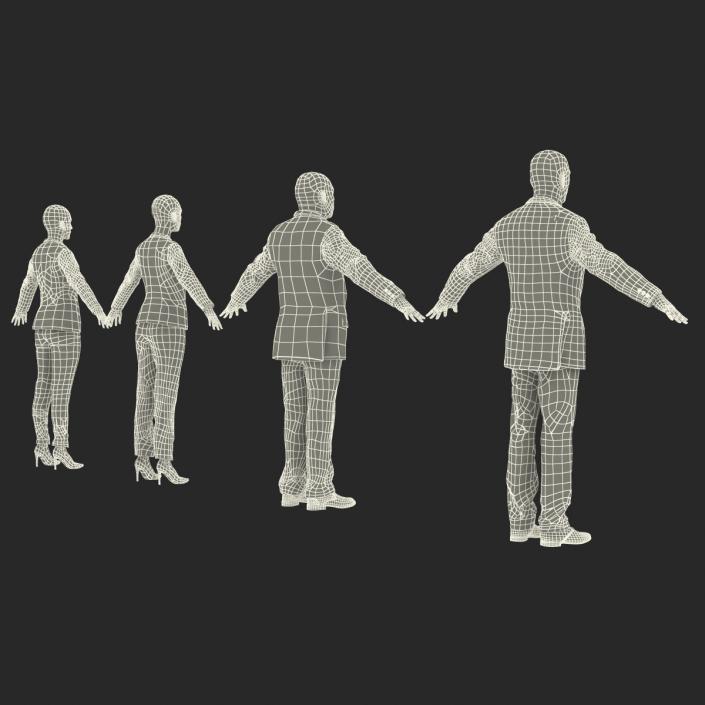 3D model Rigged Business People Collection 2