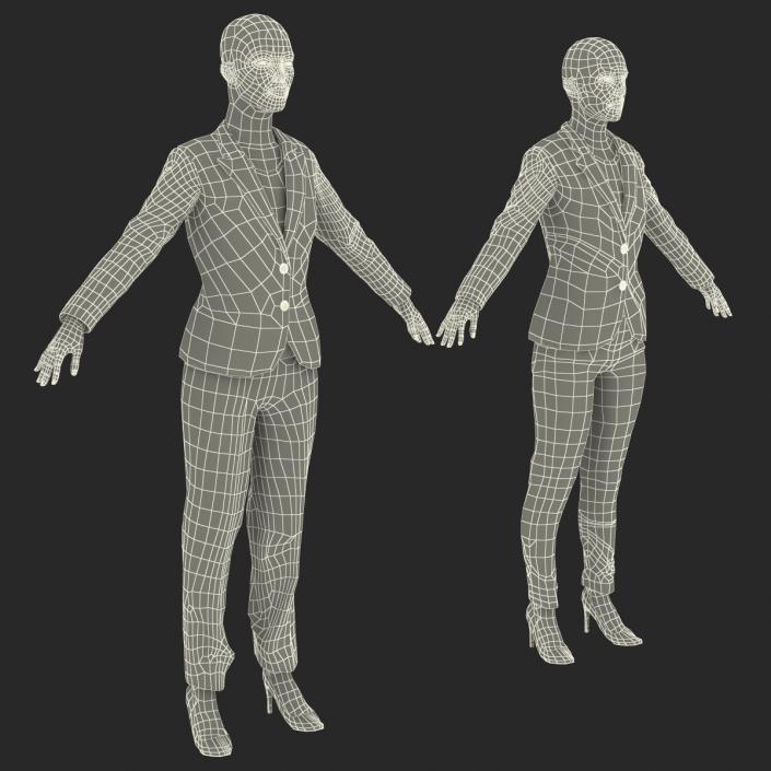 3D model Rigged Business People Collection 2