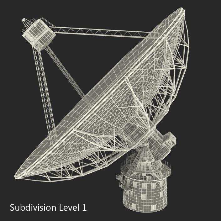 3D model Radio Telescope