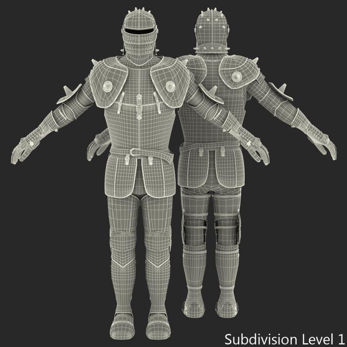 Medieval Suit of Armor 3D