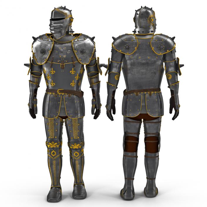 Medieval Suit of Armor 2 3D model