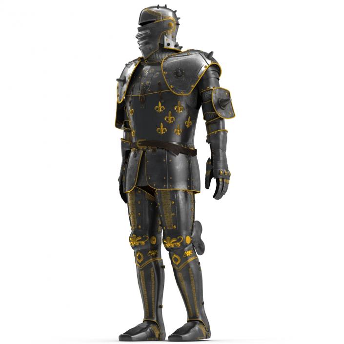 Medieval Suit of Armor 2 3D model