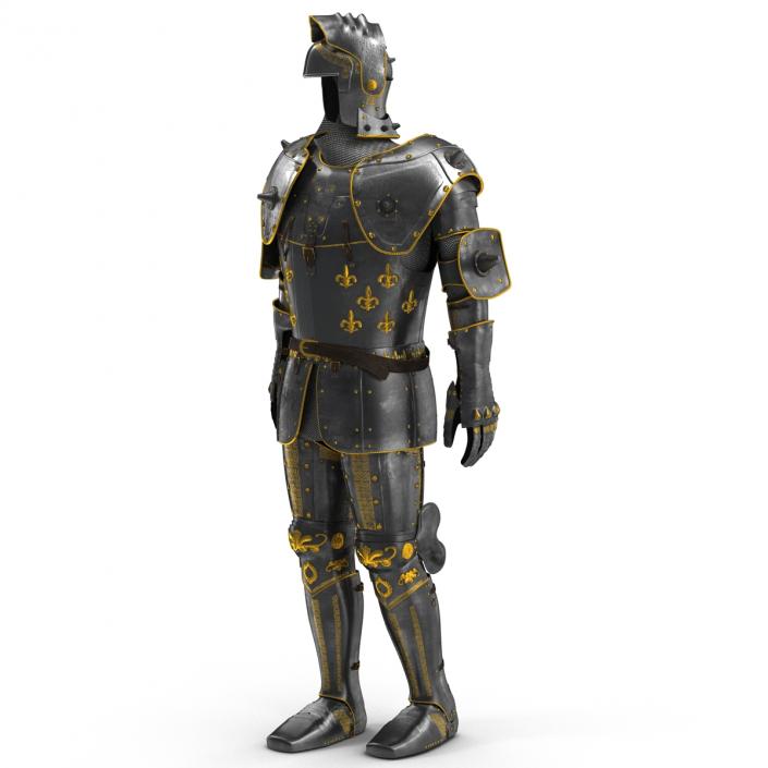 Medieval Suit of Armor 2 3D model