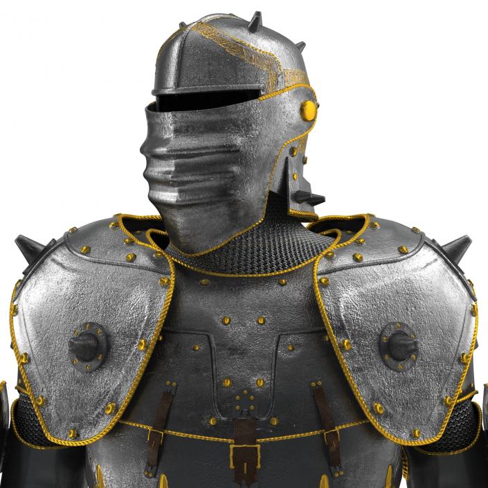 Medieval Suit of Armor 2 3D model