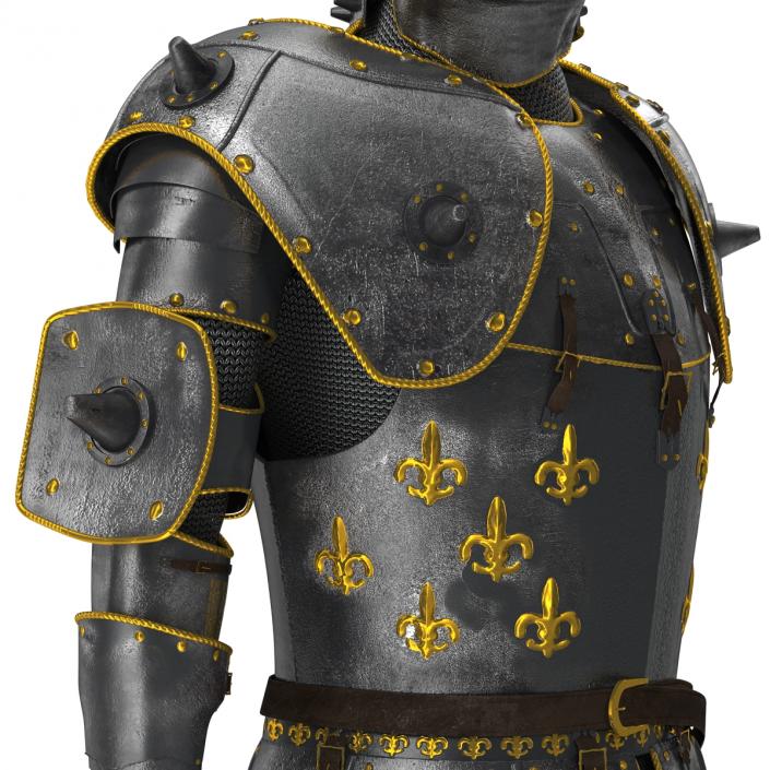 Medieval Suit of Armor 2 3D model