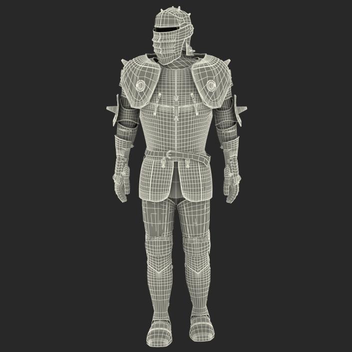 Medieval Suit of Armor 2 3D model