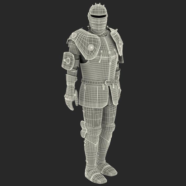 Medieval Suit of Armor 2 3D model