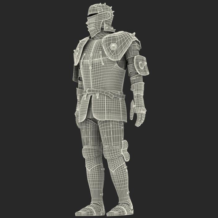 Medieval Suit of Armor 2 3D model