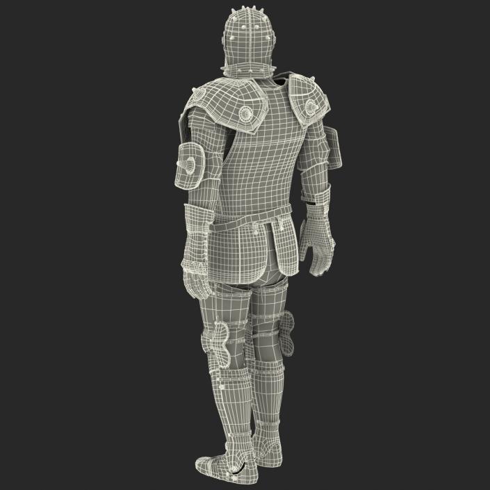 Medieval Suit of Armor 2 3D model