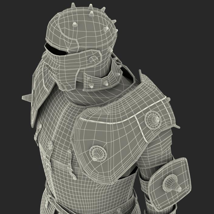 Medieval Suit of Armor 2 3D model