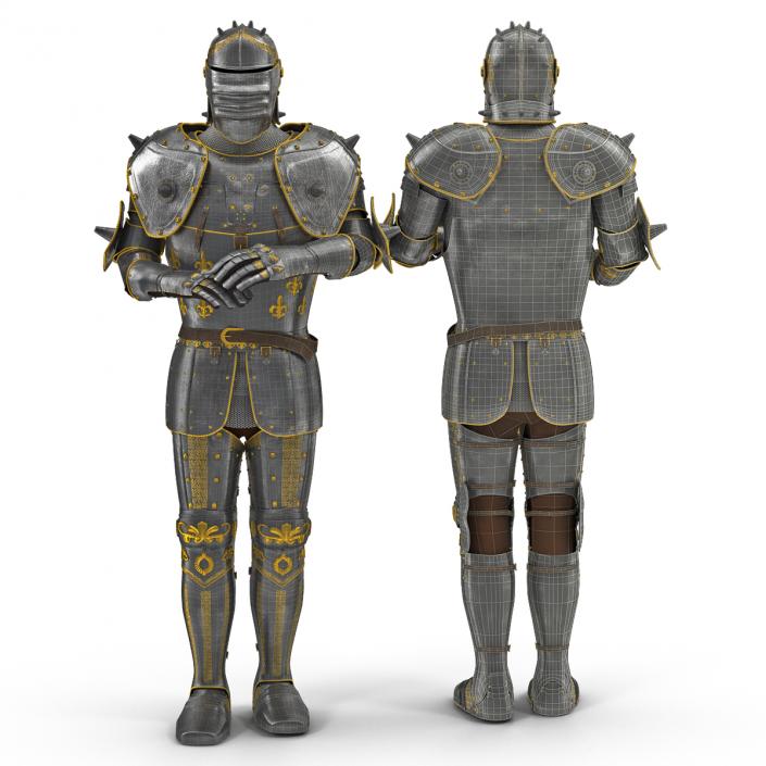 Medieval Suit of Armor 3 3D model