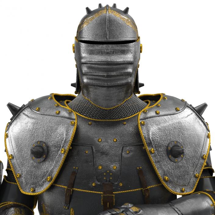 Medieval Suit of Armor 3 3D model