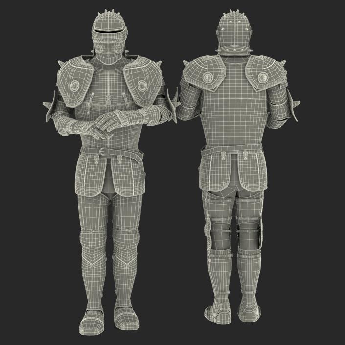 Medieval Suit of Armor 3 3D model