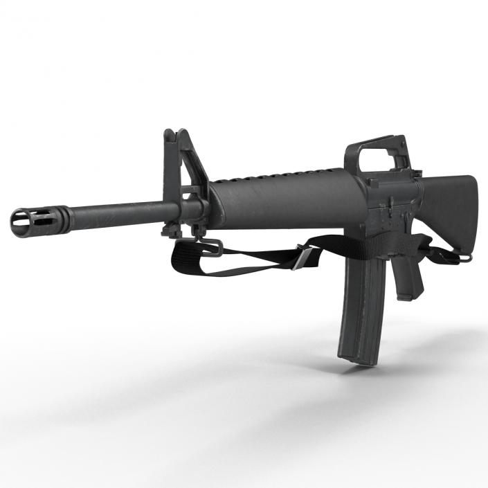 Assault Rifle M16 5 3D model