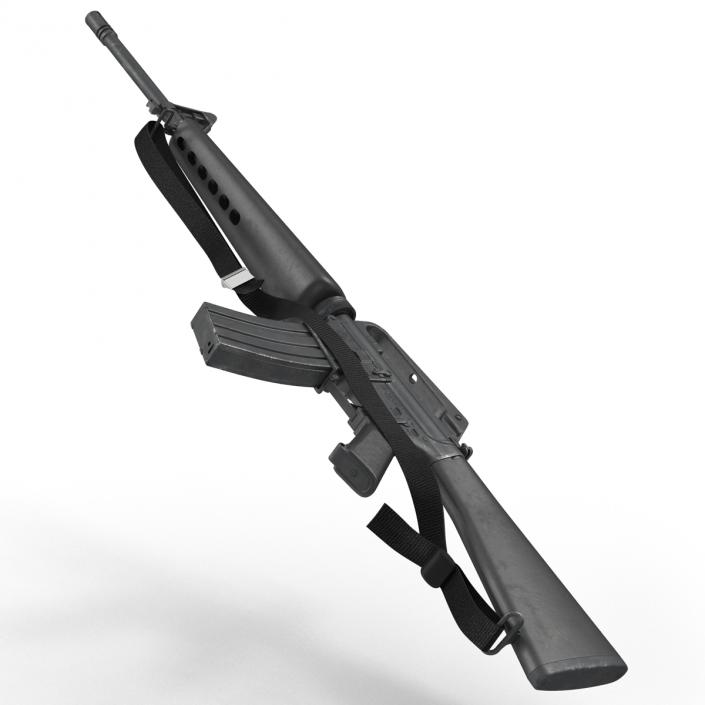 Assault Rifle M16 5 3D model