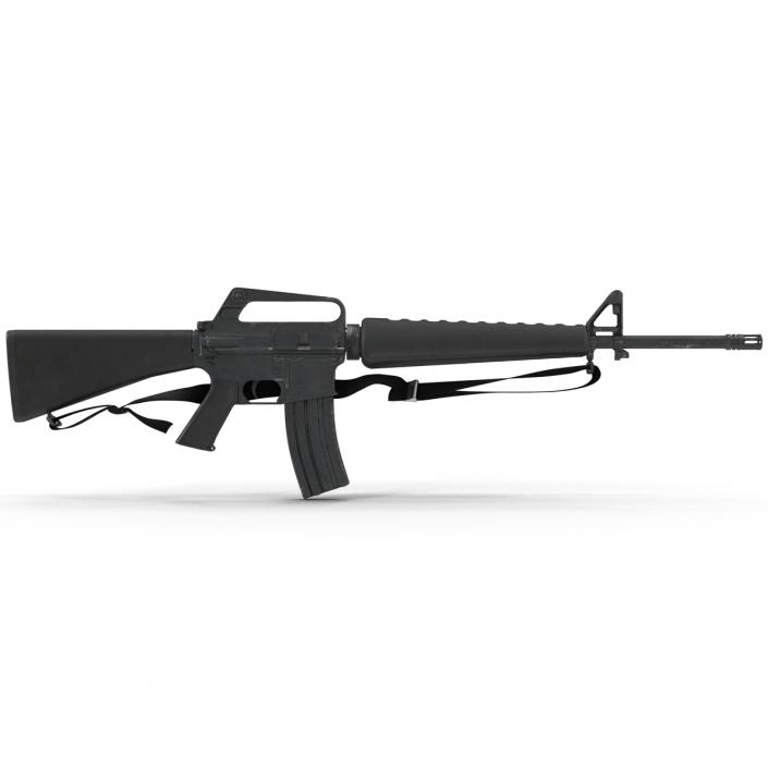 Assault Rifle M16 5 3D model