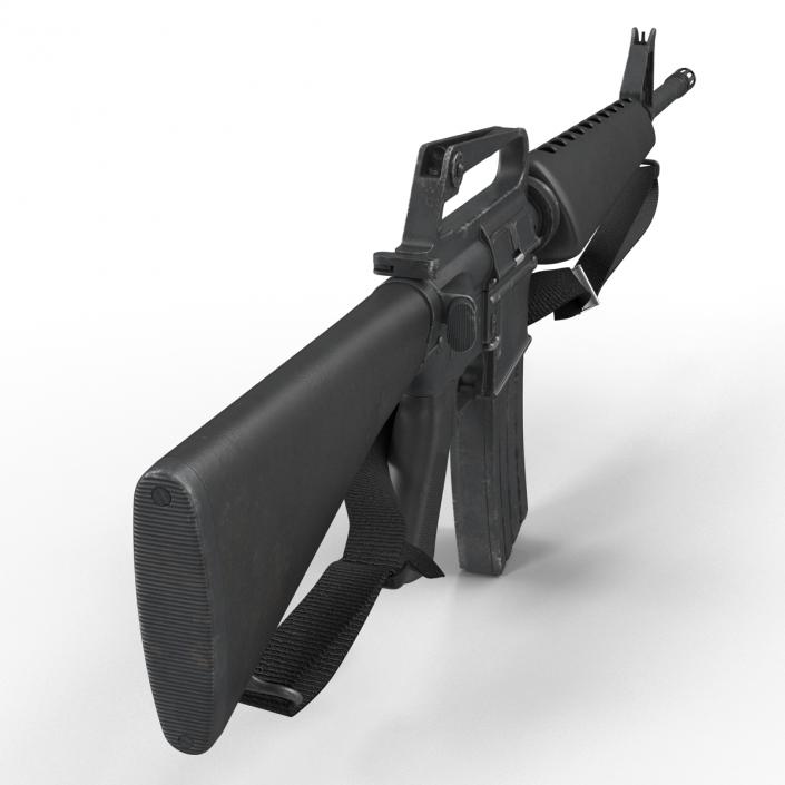 Assault Rifle M16 5 3D model