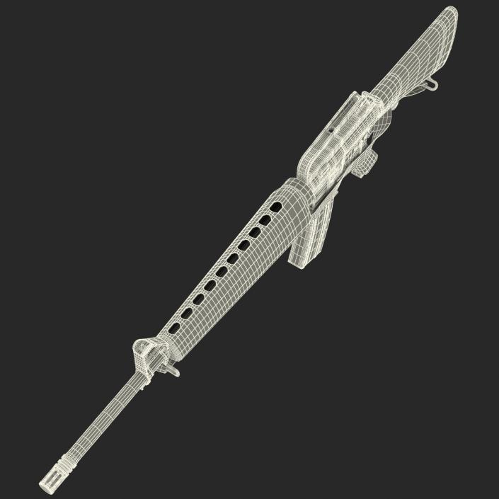 Assault Rifle M16 5 3D model