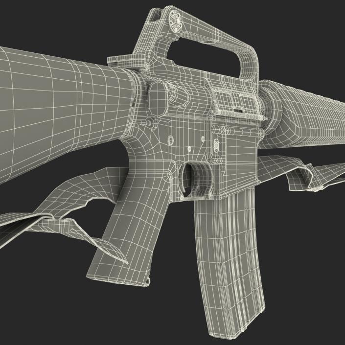 Assault Rifle M16 5 3D model