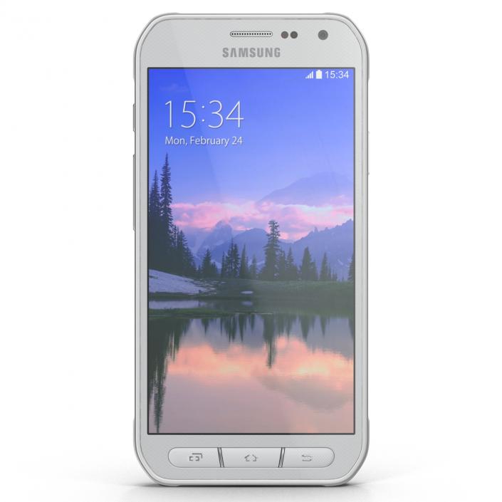 3D Samsung Galaxy S6 Active Set model