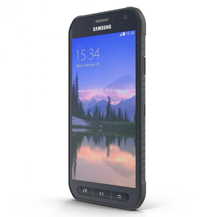 3D Samsung Galaxy S6 Active Set model