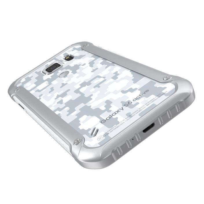 3D Samsung Galaxy S6 Active Set model