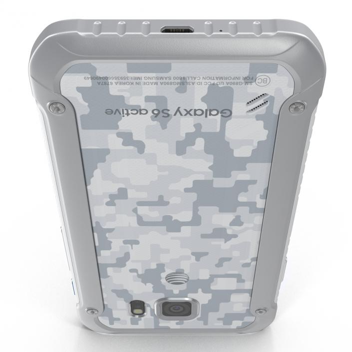 3D Samsung Galaxy S6 Active Set model