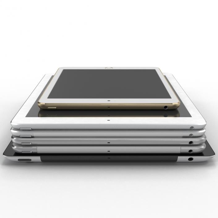 3D iPads 3D Models Collection