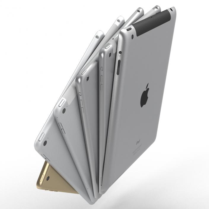 3D iPads 3D Models Collection