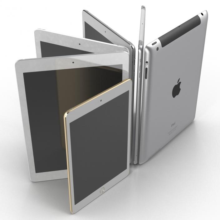 3D iPads 3D Models Collection