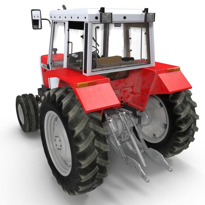 3D Vintage Tractor Ferguson 698 model