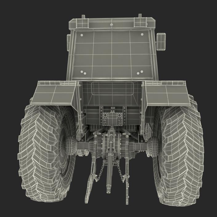 3D Vintage Tractor Ferguson 698 model