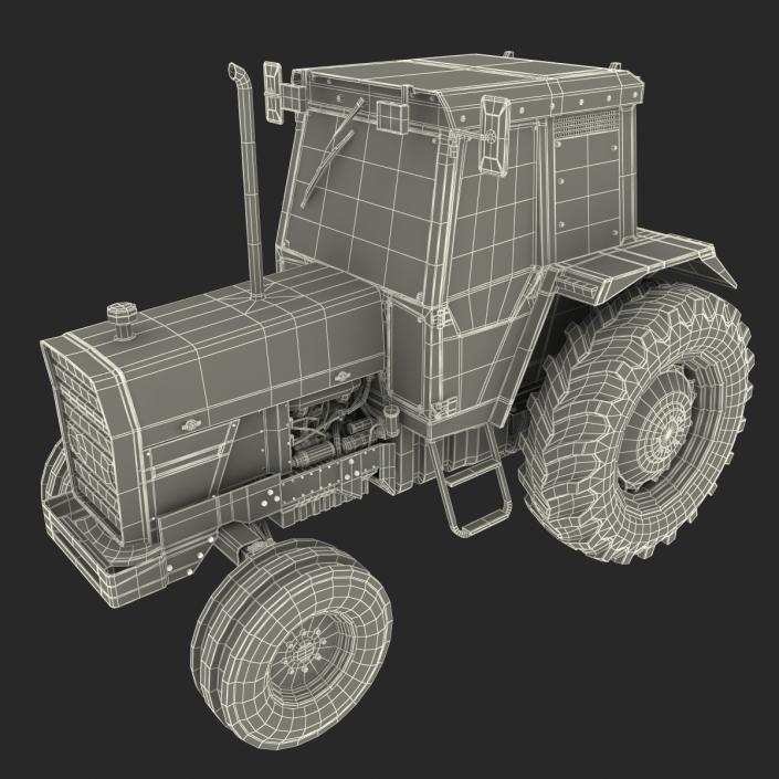 3D Vintage Tractor Ferguson 698 model