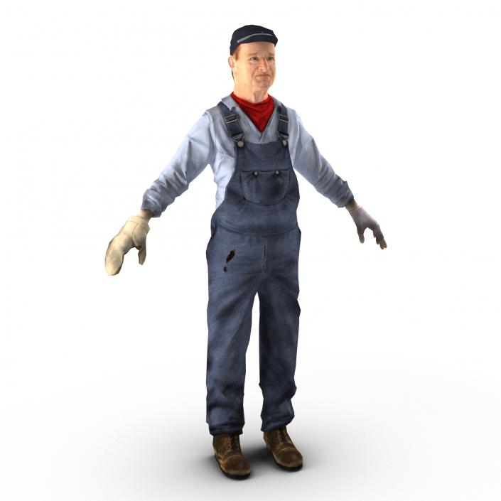 Locomotive Engineer 3D model